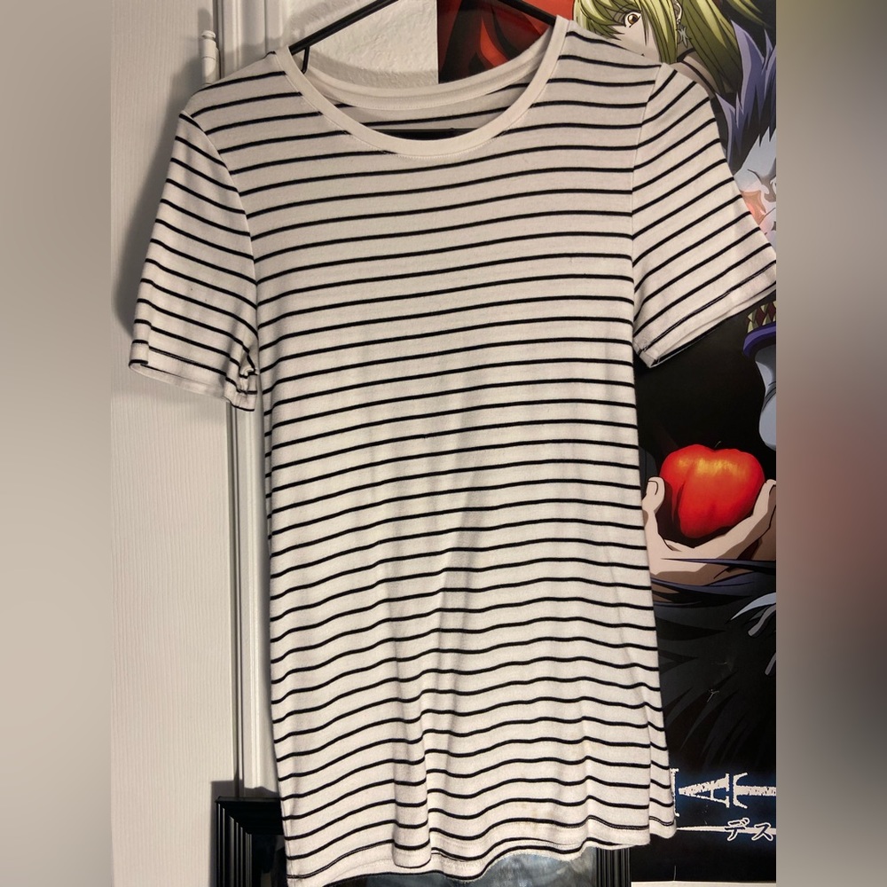 Black and white striped shirt!